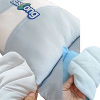 Coussin de soutien lombaire respirant et doux pour le sommeil, coussin chauffant pour le dos et les côtés