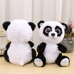 Peluche <span class=keywords><strong>Panda</strong></span> Noir et Blanc Assis, Grande Vente, Mignon avec <span class=keywords><strong>de</strong></span> Grands <span class=keywords><strong>Yeux</strong></span>, Jouet en Peluche <span class=keywords><strong>Panda</strong></span> pour Enfants, Cadeau Idéal - Product Image 3