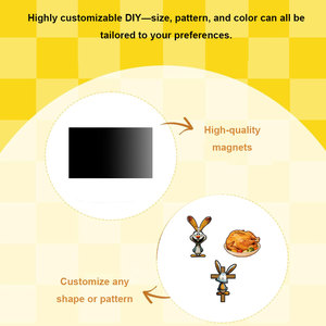 Imán de nevera magnético de conejo divertido con diseño personalizado 2026, imán de nevera con forma de huevo de conejito de Pascua para festividades - Product Image 4