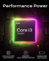 Nouvel ordinateur portable convertible 2-en-1 15,6 pouces Écran tactile Intel Core I3-10100Y 16 Go de RAM 256 Go de SSD WiFi 6 Windows 11 Home Business