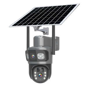 3K Waterproof Dual Lens 4G Solar Powered 6MP Wifi Monitoring Smart Outdoor <b>CCTV</b> <b>Camera</b> <b>Wireless</b> Battery for Home Surveillance - Product Image 6