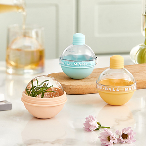 Molde para Hacer Bolas de Hielo en Forma de Bombilla, de Grado Alimenticio, Libre de BPA, Reutilizable, para Whisky, Cócteles, Congelador Doméstico - Product Image 1