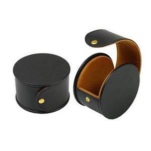 Caja de Reloj de Cuero PU Personalizada, Caja de Reloj Cilíndrica, Etiqueta con Logotipo, Venta al Por Mayor por Fabricantes - Product Image 4
