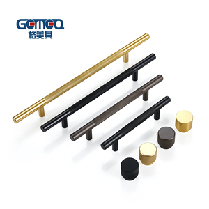 Light Luxury Gold Furniture Kitchen <strong>Cabinet</strong> Drawer <strong>Handles</strong> Wardrobe Pure <strong>Copper</strong> Golden <strong>Handle</strong> Brass <strong>Cabinet</strong> Door <strong>Handle</strong> - Product Image 2