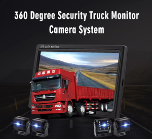 2026 שנה חדשה 4 עדשה 1080p ahd טוב לילה חזון משאית רכב דמצלמת 4 מצלמות 360 ° המכונית גדולה מכונת וידאו מקליט 15 מ 'חוט משאית שחורה תיבת - Product Image 4