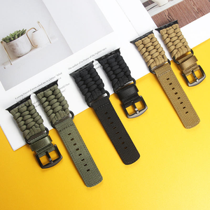 Correa de reloj de nailon trenzado de paracord hecha a mano para Apple Watch Ultra 2 de 49 mm, compatible con iWatch Series 10, 9, 41 mm, 42 mm, 46 mm - Product Image 6