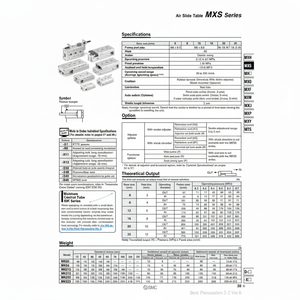 Pièces pneumatiques de MXS16-75BS de table de glissière d'air pneumatique de SMC - Product Image 1