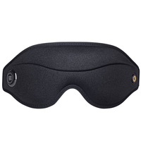 Masque oculaire chauffant vibrant 3D avec fonction de compression chaude à chaleur uniforme et minuterie