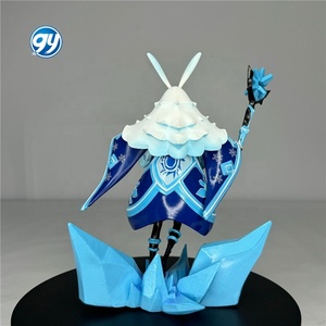 Figura GK de Abyss Mage de <span class=keywords><strong>Genshin</strong></span> <span class=keywords><strong>Impact</strong></span>, Estatua Coleccionable de Resina, Modelo de Anime, Escultura de Juego, Bosh de Elemento Frío para Escritorio, Artesanía de Plástico - Product Image 4