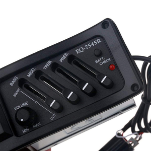 EQ 7545R gitar Preamp amplifikatör Pickup 4 Band gitar akustik eq ile 6.5MM çıkış - Product Image 2