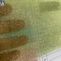 Tissu organza holographique pailleté YX1603 60 g/m², tissu transparent scintillant pour robes de soirée, robes de bal et vêtements de mode