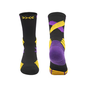 Wholesale High Quality Custom Cotton <b>Compression</b> Basketball <b>Socks</b> Breathable Non-Slip Logo Design Sports <b>Socks</b> - Product Image 3