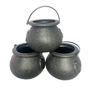 Halloween 7cm negro de mano bruja calabaza linterna llama caramelo cubo rendimiento decoración Prop - Product Image 6