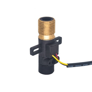 SAIERSensor 1-30L/分 NTC 温度測定 水流量センサー メーター G1/2インチ ホール流量センサー - Product Image 3