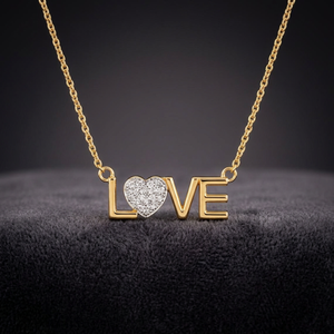 Collar con Colgante de Diamantes Cultivados en Laboratorio, Chapado en Oro sobre Plata de Ley 925, Certificado IGI, Diseño Floral de Lujo para Mujer, RAMDUT IMPEX - Product Image 1