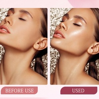 Palette de fard à joues à la rose 3D de haute qualité maquillage nu durable petits pétales couleur d'utilisation quotidienne facile pour un teint de peau clair certifié halal