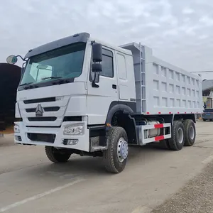 High quality price discount 6x4 howo Euro 2 371 HP used tipper truck dump truck for sale