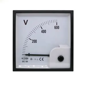 Industrial universal BE-96 DC600V analog dc panel voltmeter & ammeter for solar power