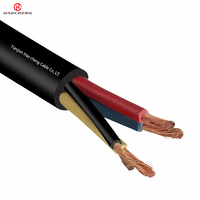 Câble en caoutchouc flexible à âme en cuivre YZ 300/500v, 3 conducteurs, 1,5-10 mm²