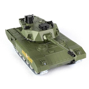 รถถังจำลอง Hot Toys 830pro Russian Armata T-14 ขนาด 1/18 ควบคุมด้วยรีโมทคอนโทรล วัสดุโลหะ ระยะควบคุม 100 เมตร 2 ช่องสัญญาณ ใช้งานได้ทั้งในร่มและกลางแจ้ง พร้อมใช้งาน - Product Image 5