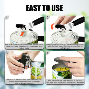 Chất Lượng Cao Của Nhãn Hiệu Cầm Tay Mạnh Mẽ Chai Rượu Vang Có Thể Mở Thép Không Gỉ Nhiệm Vụ Nặng Nề Cao Su Kim Loại Thanh Di Động Bia Tin Mở - Product Image 5