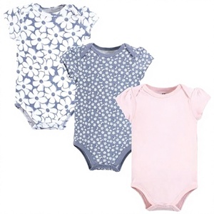 Monos de Algodón para Bebé Niña al por Mayor, Mono de Encaje de Alta Calidad, Ropa Infantil de Verano con Cierre de Botones a Presión, Estilo Fiesta - Product Image 2