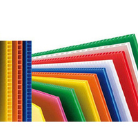 Vente en gros de feuilles de Coroplast vierges Feuille de polypropylène 4x8 Coroplast Panneaux en plastique ondulé Feuille Corex