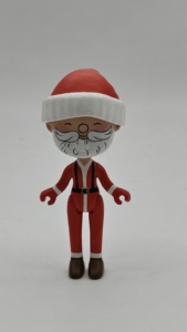 Llavero de dibujos animados 3D de Papá Noel, mochila de plástico ecológica de Navidad, regalo coleccionable y decoración de recuerdo de fiesta - Product Image 3