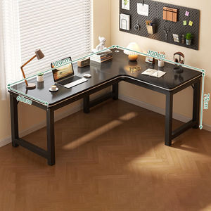 โต๊ะคอมพิวเตอร์ทรงตัวแอลแบบมินิมอลทันสมัย พร้อมโครงไม้ สำหรับใช้ในห้องนอน ทำงาน หรือห้องอื่นๆ ดีไซน์โดดเด่น - Product Image 5