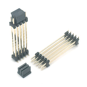 Deyconn Tùy Chỉnh Ph2.0mm H2.0mm Pitch Pin Tiêu Đề Kết Nối Phụ Kiện Hàng Kép Nam 90-Độ Khe Cắm Không Outcropping - Product Image 5