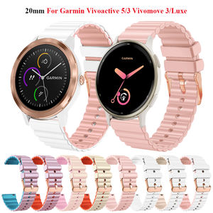 Correas de Silicona de 20 mm con Hebilla de 8 Colores, Compatibles con Relojes Deportivos de Lujo para Mujer, Repuesto para <span class=keywords><strong>Amazfit</strong></span> <span class=keywords><strong>GTS</strong></span> <span class=keywords><strong>3</strong></span>/2/2e - Product Image 4