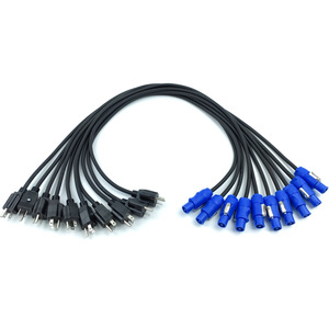 Câble d'alimentation AC 3x2.5mm SJTOW avec prise Nema pour équipement industriel, 15A, fil PVC - Product Image 2