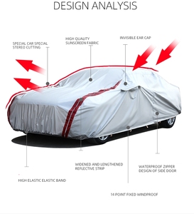 Housse de protection <span class=keywords><strong>anti</strong></span>-grêle pour <span class=keywords><strong>voiture</strong></span>, garage pliable portable, housse de <span class=keywords><strong>voiture</strong></span> imperméable, housse de <span class=keywords><strong>voiture</strong></span> coupe-vent - Product Image 5