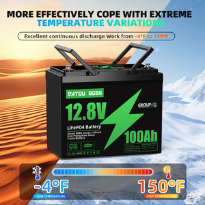 US WAREHOUSE Shipping 12V 100Ah Battery Lithium Battery Built in 100A Smart BMS, for RV,,Camping Fishing DATOUBOSS DT12-100 12v - Product Image 6