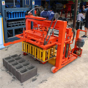 Machine à fabriquer des blocs de béton QT40-3A à vibration 25kN, type pondeuse, directement de l'usine - Product Image 2
