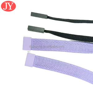 Cuerda de cincha de algodón y poliéster personalizada, tapón basculante de Metal/plástico para sudaderas con capucha, pantalones deportivos, cierre de cordón con cordón personalizado - Product Image 3