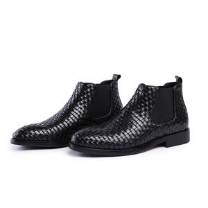 Chaussures Oxford Homme de Style Britannique de Haute Qualité, en Cuir Véritable, à Enfiler, pour Bureau, Affaires, Mariage, Intemporelles - Product Image 4