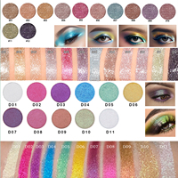 Palette de fards à paupières DIY 12 couleurs, fard à paupières hautement pigmenté, palette de fards à paupières végétalienne, palette de fards à paupières à marque privée