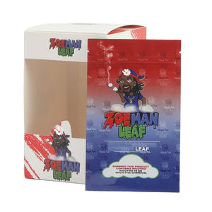 Commercio all'ingrosso casella di visualizzazione Eco Friendly carta Kraft naturale foglia olio di imballaggio da banco scatola di carta da esposizione con finestra trasparente - Product Image 4