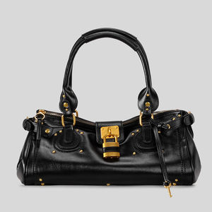 Sac fourre-tout rétro en cuir PU pour femme, style punk européen, sac bandoulière pour femme - Product Image 1