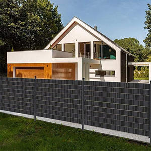 Bande d'écran de confidentialité en <span class=keywords><strong>PVC</strong></span> couche de couverture de balcon bande verte WPC panneau de vinyle bricolage clôture de confidentialité conviviale - Product Image 6