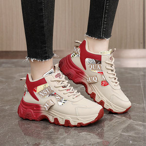 Zy7831 mùa thu mùa xuân mùa hè cao Tops phụ nữ Giày thể thao Chiều cao tăng dày dưới Sneakers cho phụ nữ - Product Image 4