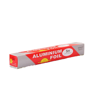 Foglio di Alluminio per Barbecue Monouso Rivestito per Alimenti, Versione Resistente da 5m, Ideale per Ristoranti e Cottura, Vendita all'Ingrosso - Product Image 1