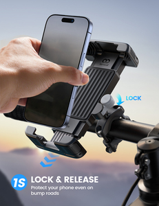 <span class=keywords><strong>Support</strong></span> de téléphone portable Lamicall BCSP20 <span class=keywords><strong>pour</strong></span> <span class=keywords><strong>vélo</strong></span>, <span class=keywords><strong>support</strong></span> pliable <span class=keywords><strong>pour</strong></span> moto, <span class=keywords><strong>support</strong></span> de sécurité avec verrouillage, <span class=keywords><strong>support</strong></span> <span class=keywords><strong>pour</strong></span> téléphone de 4,7 à 7 pouces - Product Image 4