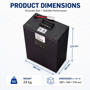 Batterie au lithium LiFePO4 à décharge profonde 72V 40Ah pour voiturette de golf avec cellules 40140, BMS intelligent, 2000 cycles, garantie 2 ans, utilisation solaire domestique - Product Image 4