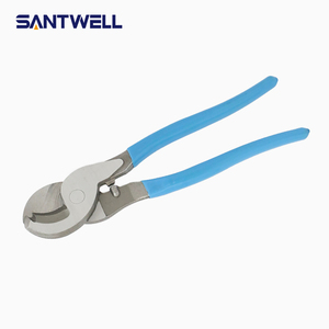 10"Big Head Cable Cutter-Curved Jaw Labor-Saving Wire Cutter|Manual Lightweight Electrician's Pliers for Cable Cutting&<b>Stripping</b> - Product Image 5