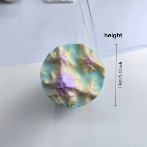 Scatola Rotonda in Plastica Stampata in 3D per Gioielli, Cosmetici, Collane e Anelli - Product Image 5