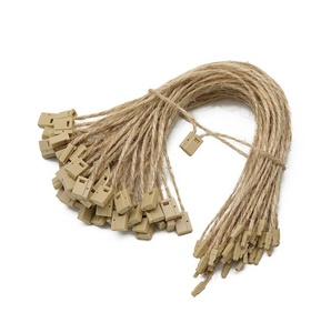 18Cm Dài Chất Lượng Cao Cây Gai Dầu Dây Hangtag Chuỗi Tự Nhiên Hangtag Treo Dây - Product Image 2