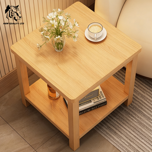 Mesa de Centro de Madera Sólida, Diseño Moderno, Ecológica, para Sala de Estar, Precio Competitivo, Disponible en Stock, Envío Inmediato, Personalizable, Suministro de Fábrica - Product Image 4