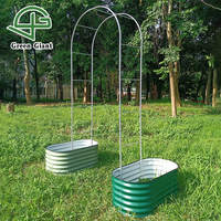 Huizhou Green Giant U Arch Plants Climb Pergolas pour lit surélevé de jardin en métal